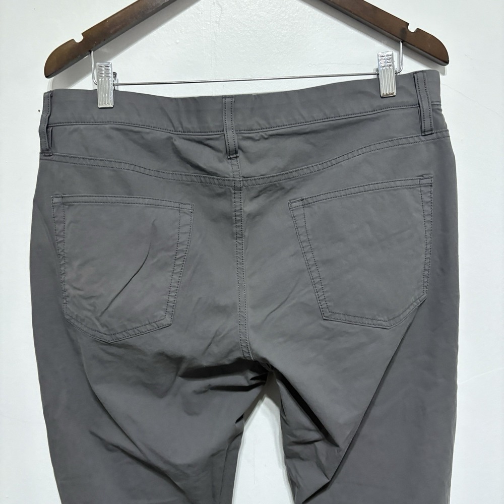 J Crew Pants Mens 35 X 32 Gray Stretch 484 Slim Stretch Chino Straight Leg - Picture 4 of 10